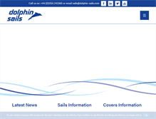 Tablet Screenshot of dolphinsails.com